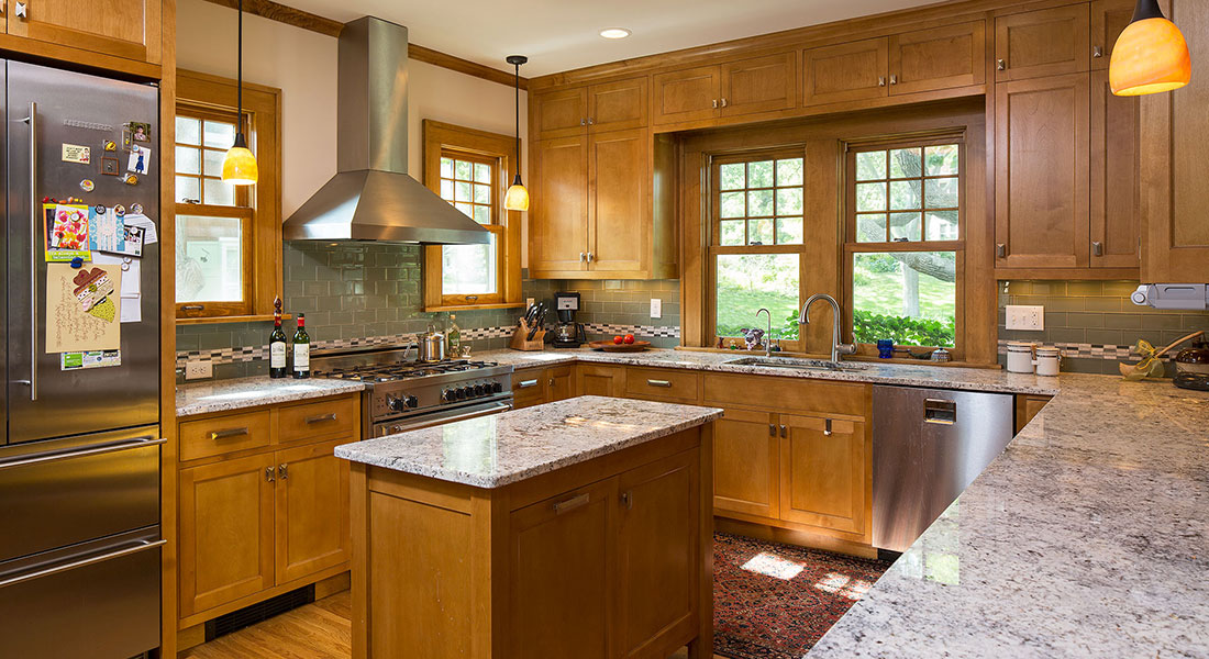 efficient fun kitchen - granite countertops
