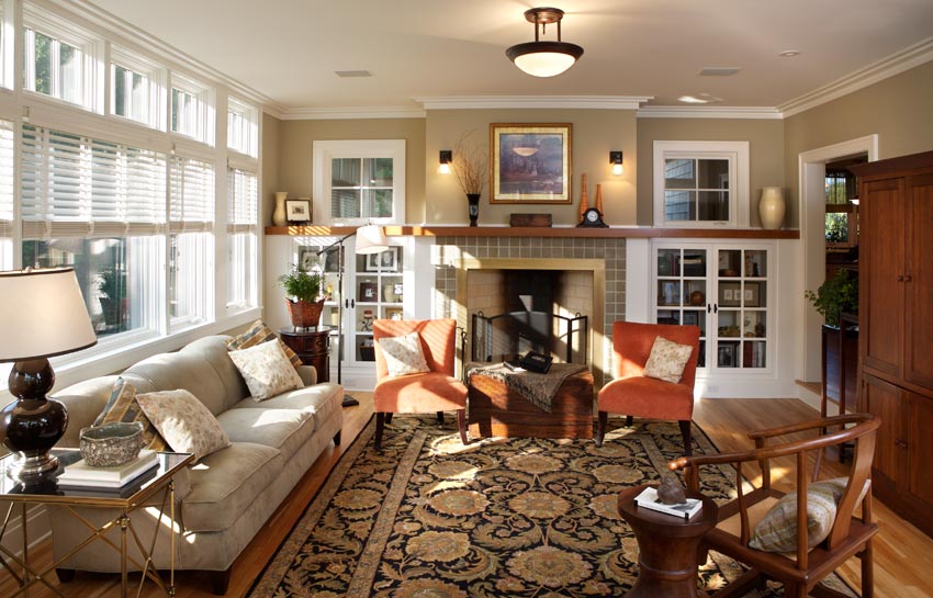 Aune/Miller Residence: A view of the living room