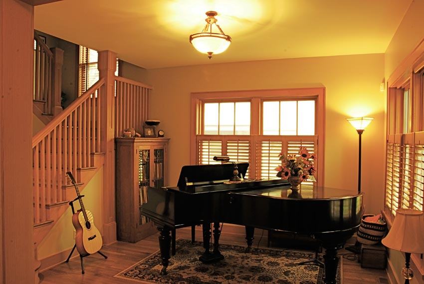 Habeck/Steen Residence: The music room
