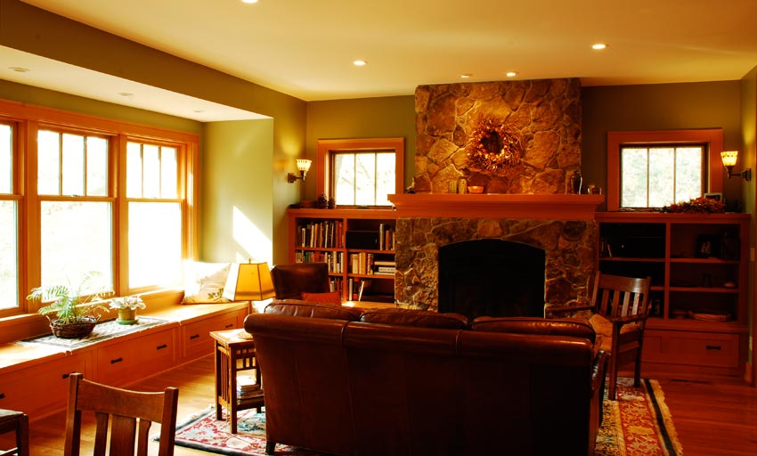 Habeck/Steen Residence: The family room